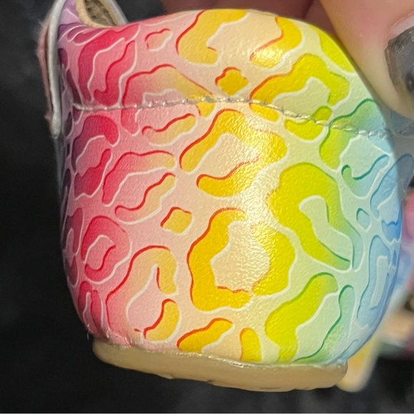 Rainbow Leopard Toddler Shoe - Picture 3 of 5